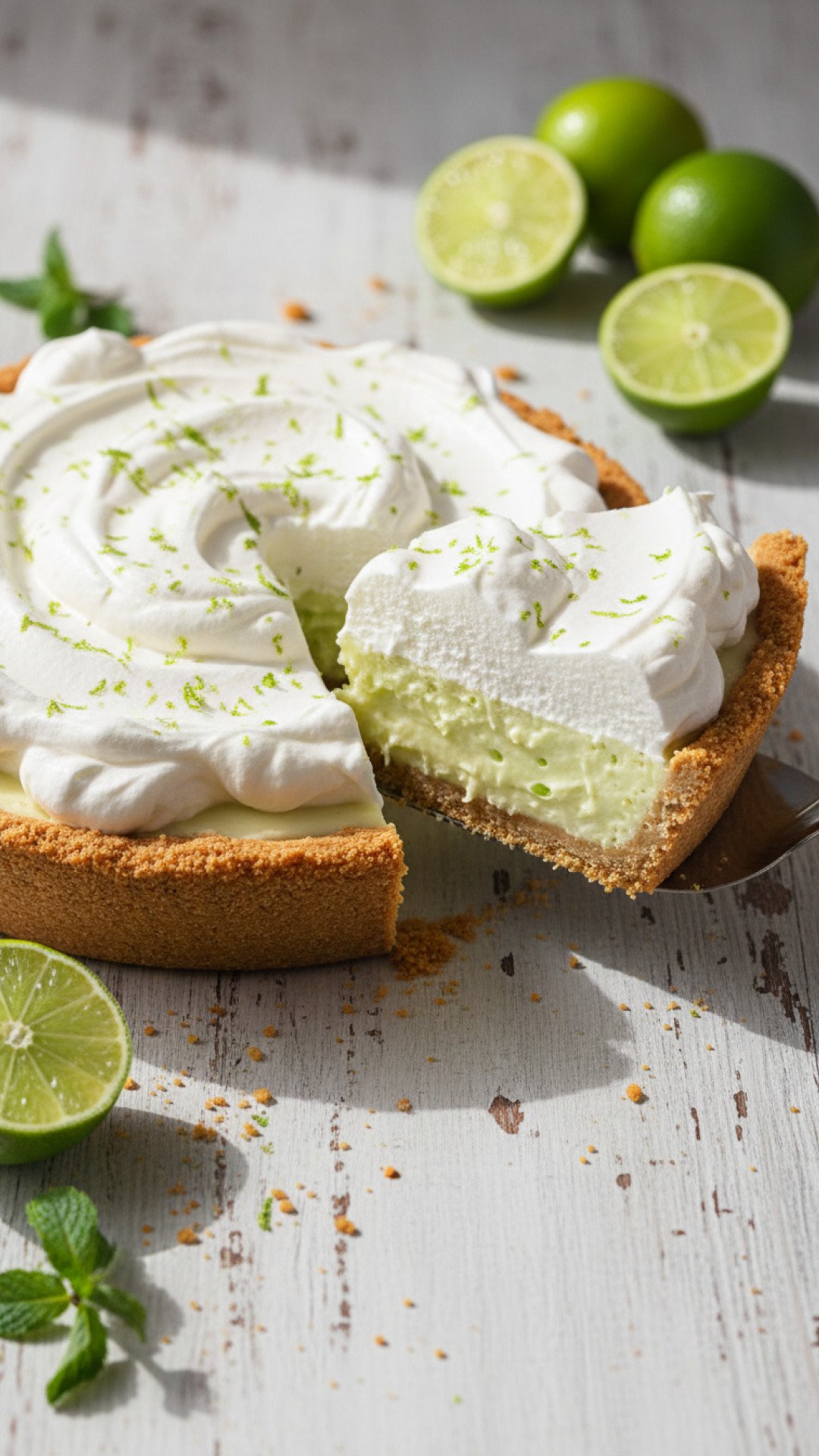 Classic Key Lime Pie Preparation
