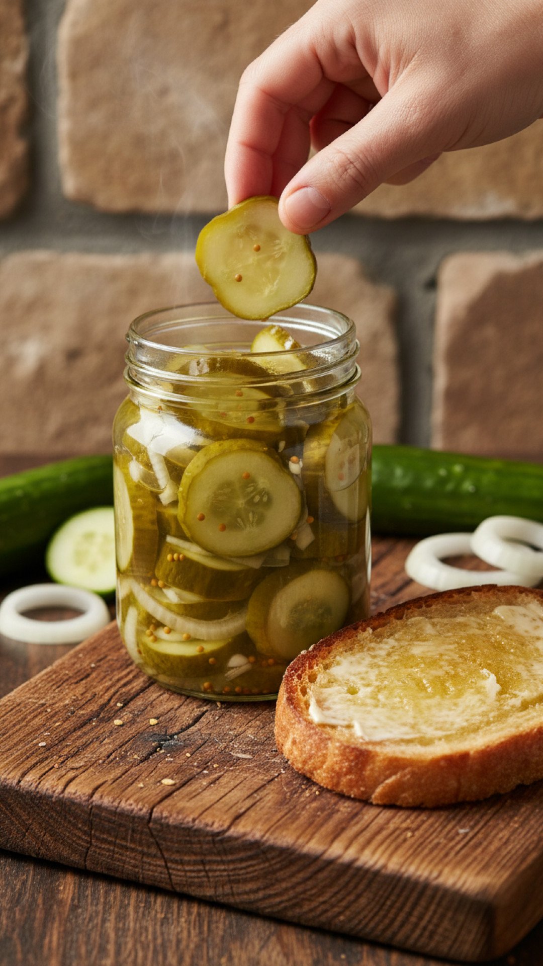 Classic Sweet & Tangy Bread and Butter Pickles Preparation