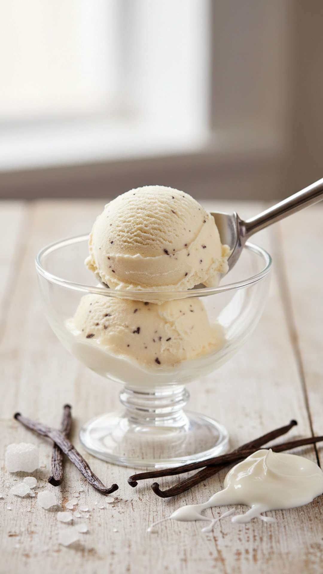 Classic Vanilla Bean Ice Cream (Ice Cream Maker Recipe) Preparation