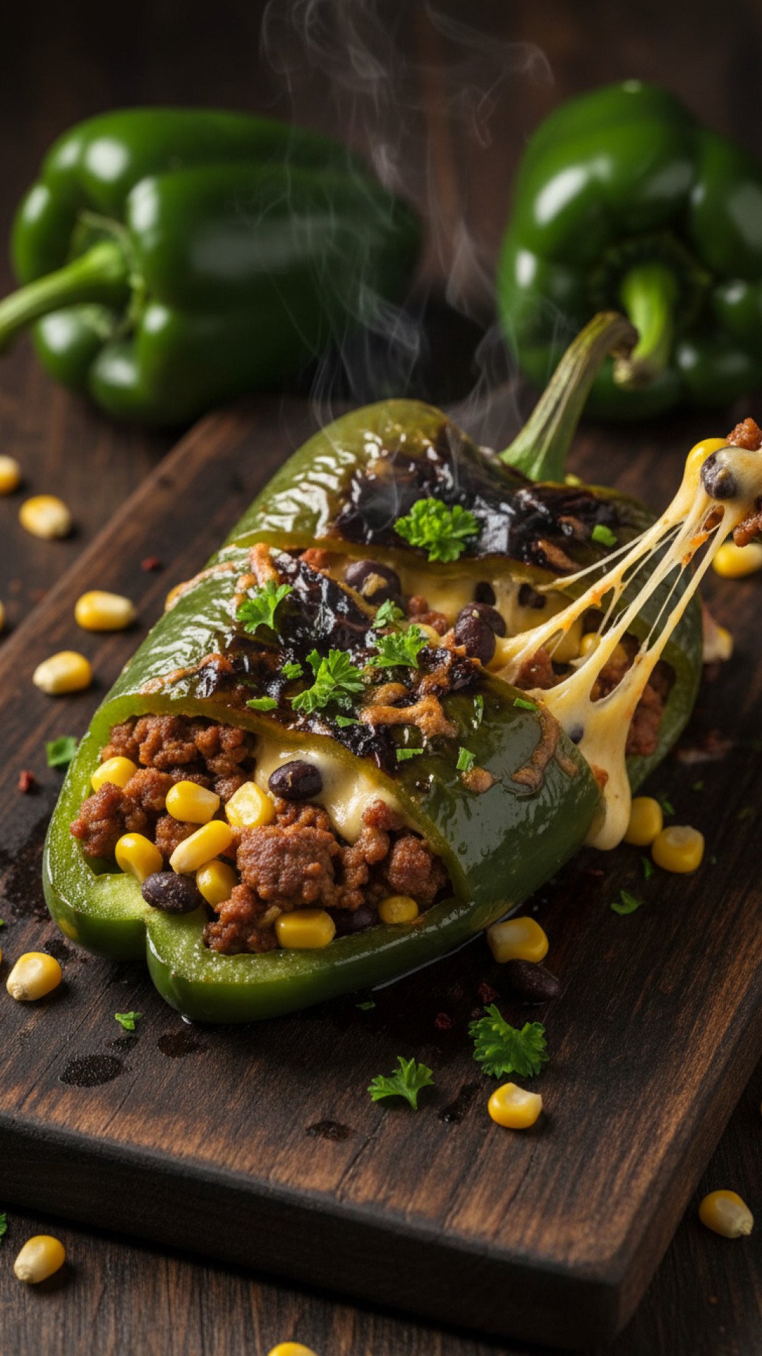 Creamy Chicken Poblano Casserole Preparation