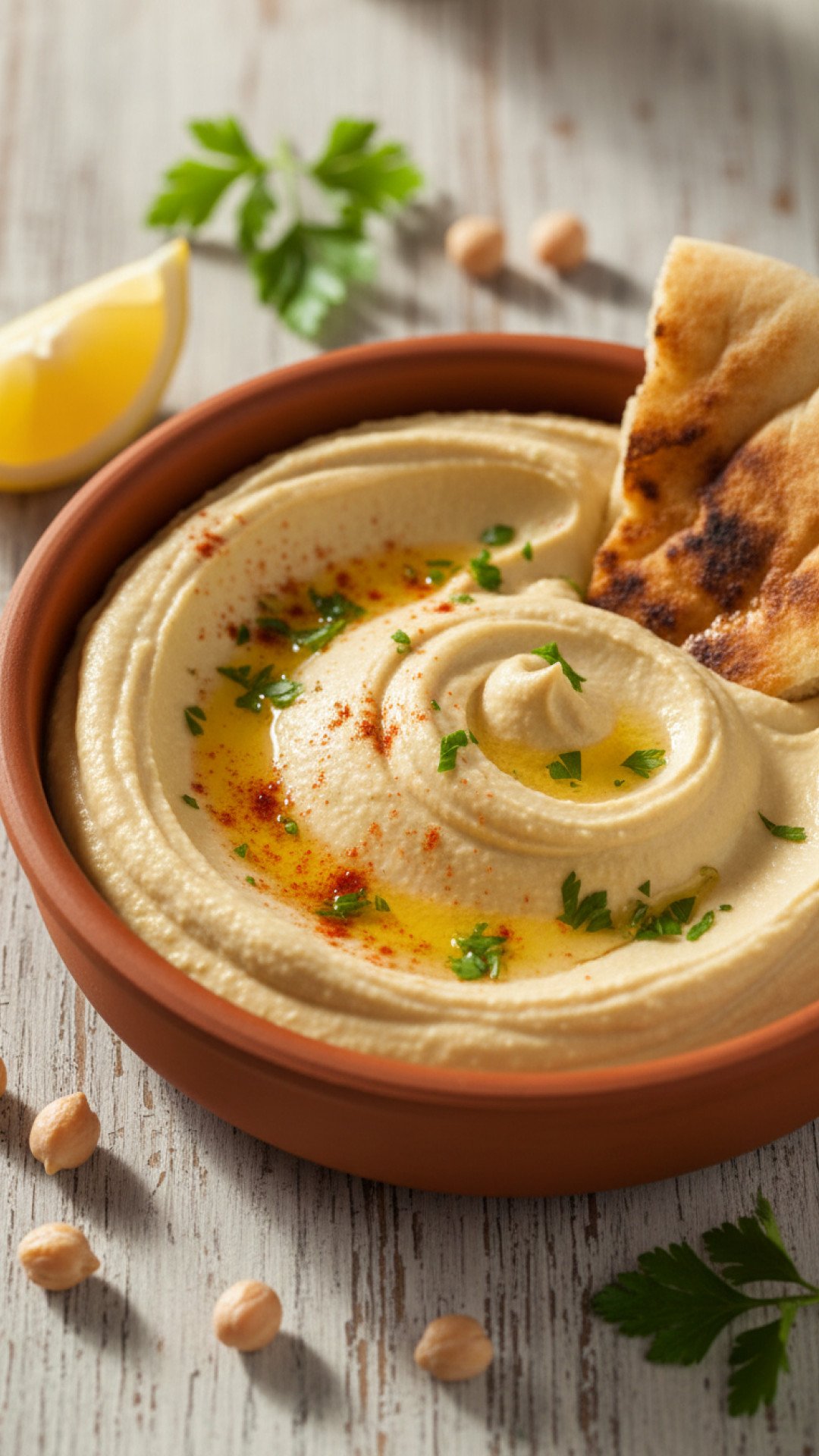 Creamy & Dreamy Homemade Hummus Preparation