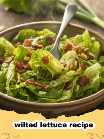 Classic Southern Comfort: The Best Wilted Lettuce with Bacon Vinaigrette