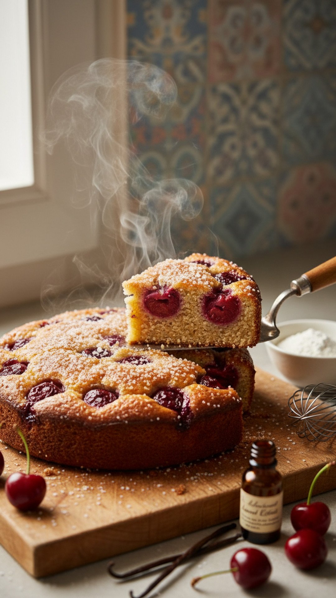 Divine Fresh Cherry Crumble Bars Preparation