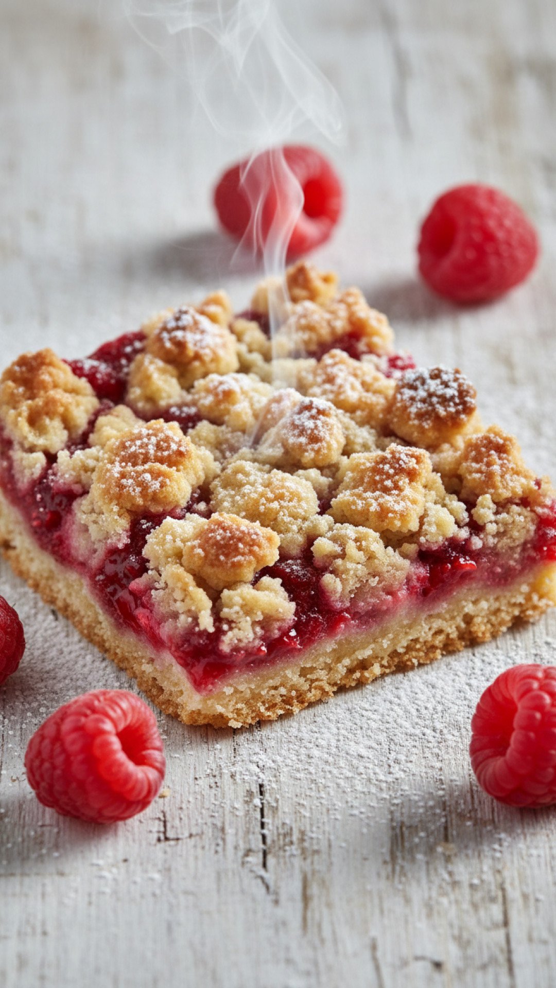 Divine Raspberry Crumble Bars Preparation