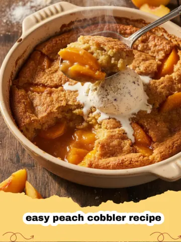 The Ultimate Easy Peach Cobbler Recipe: A Taste of Southern Sunshine