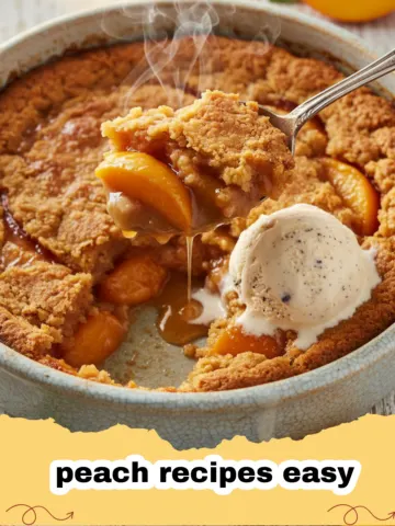The Sweetest Summer Delight: Easy Peachy Crumble
