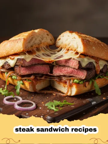 The Ultimate Gourmet Steak Sandwich: A Restaurant-Quality Meal at Home
