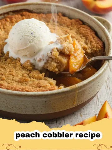 Grandma's Secret Peach Cobbler: A Warm Hug in Every Bite