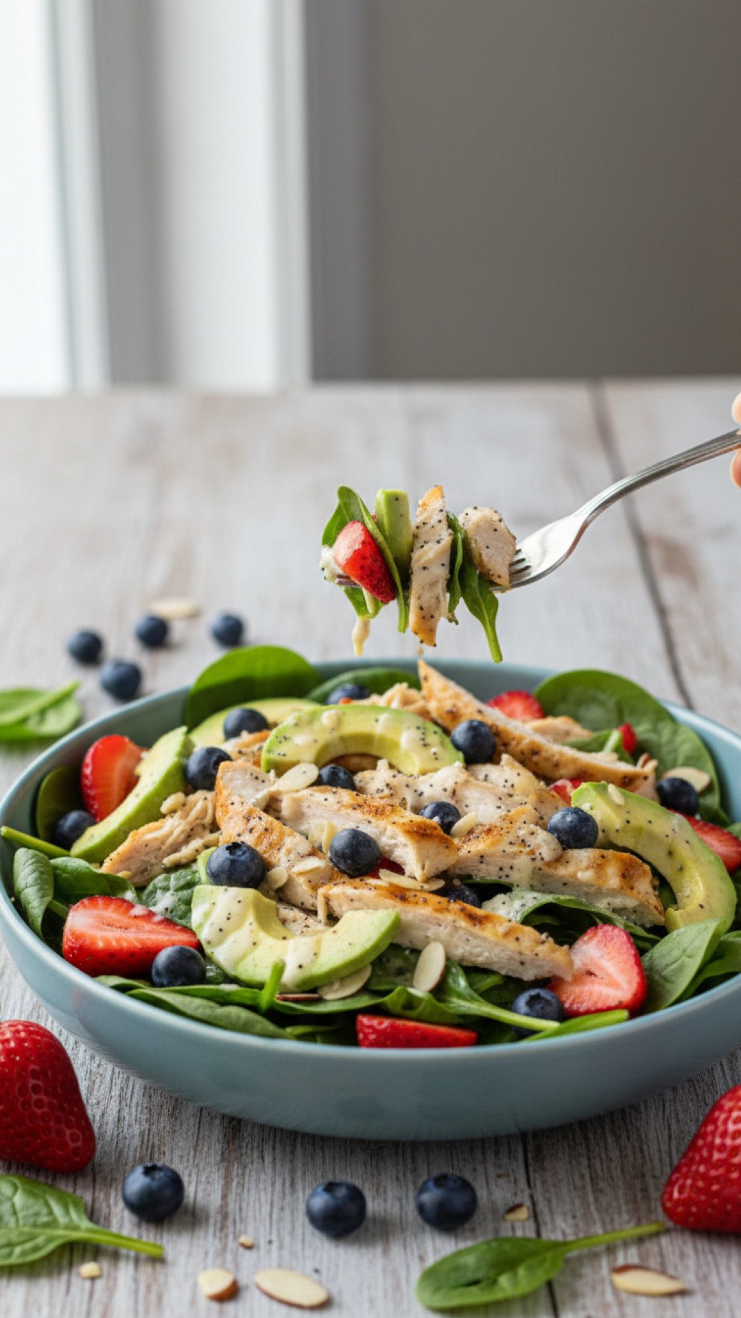 Grilled Peach and Burrata Panzanella Preparation