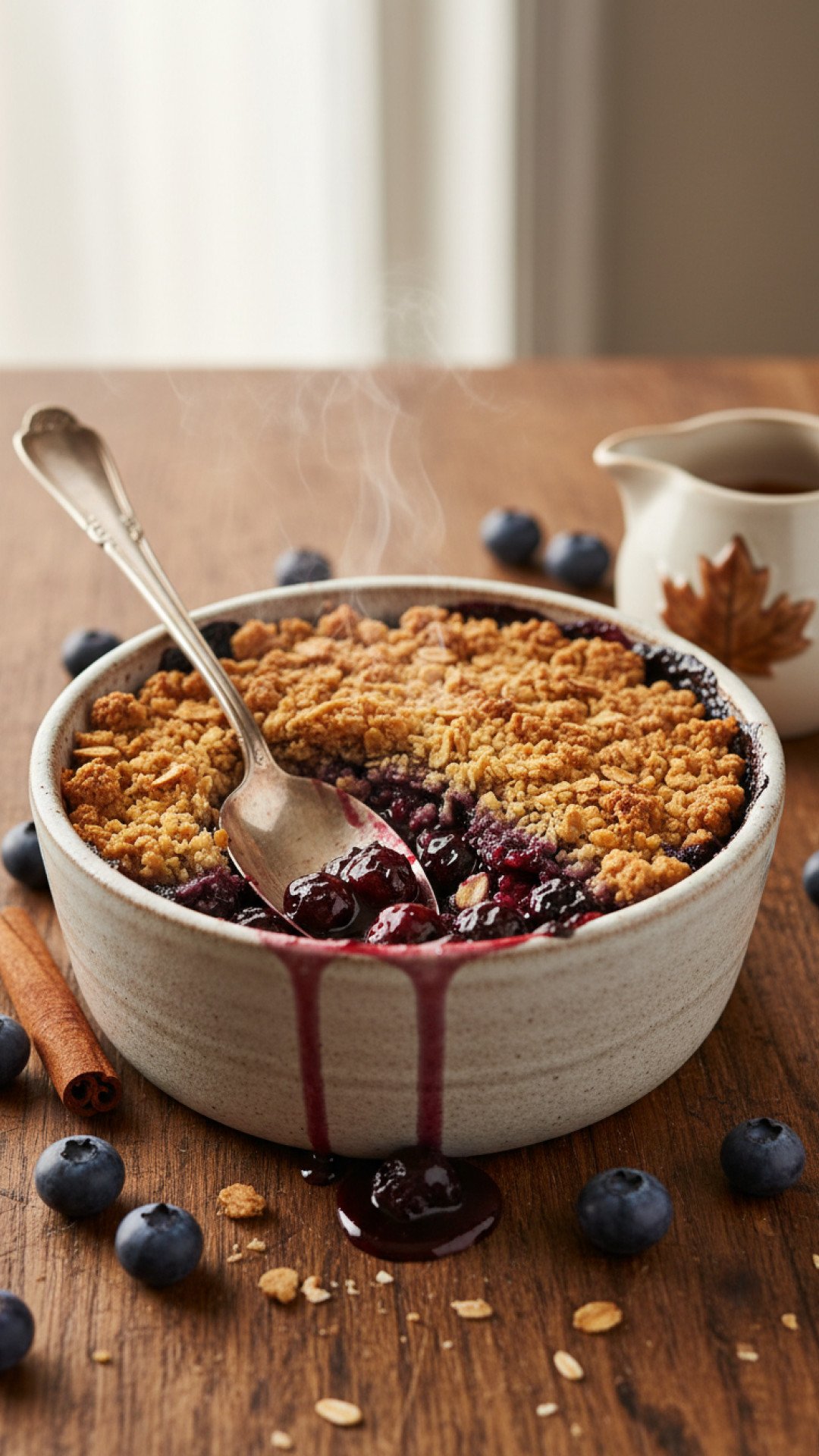 Healthy Blueberry Lemon Oat Bars Preparation