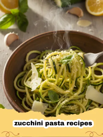 The Easiest & Most Flavorful Zucchini Pasta with Roasted Tomatoes and Pesto
