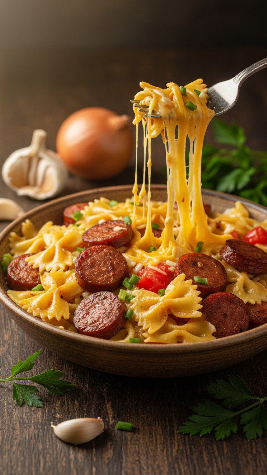 Hearty One-Pan Smoked Sausage and Veggies Preparation