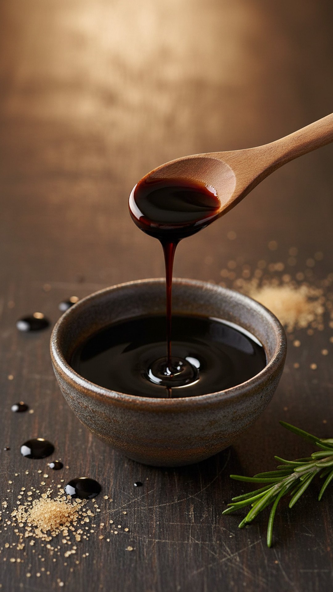 Homemade Balsamic Glaze Preparation