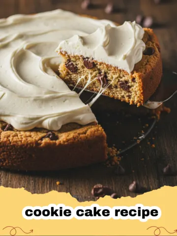 The Ultimate Homemade Chocolate Chip Cookie Cake
