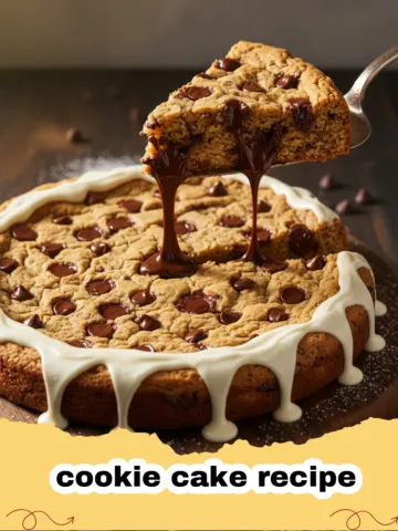 The Ultimate Homemade Chocolate Chip Cookie Cake: A Celebration Staple
