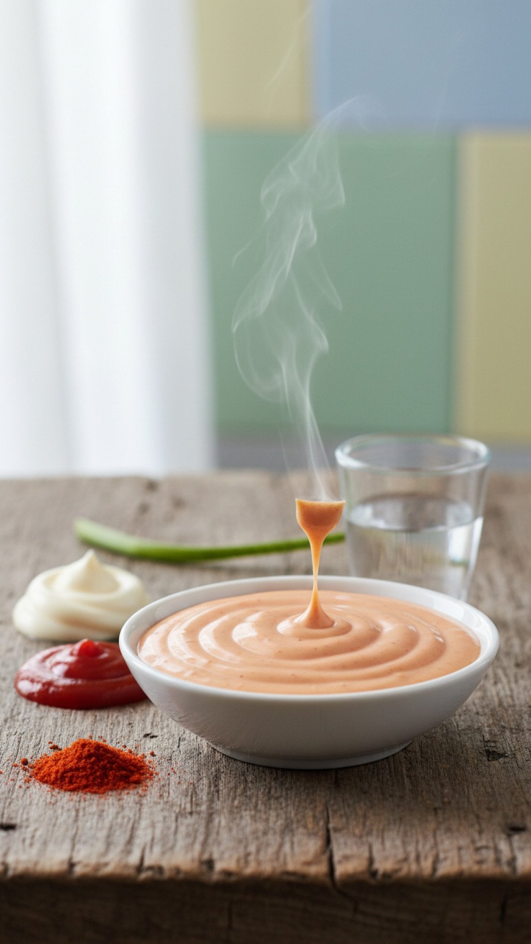 Homemade Yum Yum Sauce Preparation