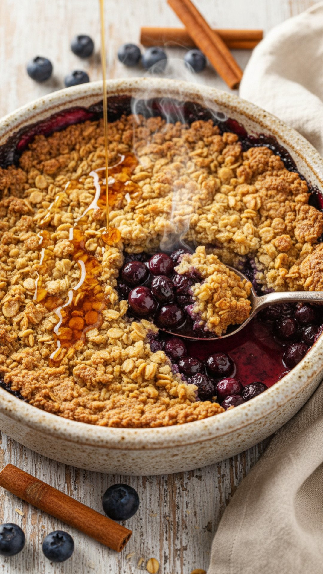Irresistible Healthy Blueberry Crumb Bars Preparation