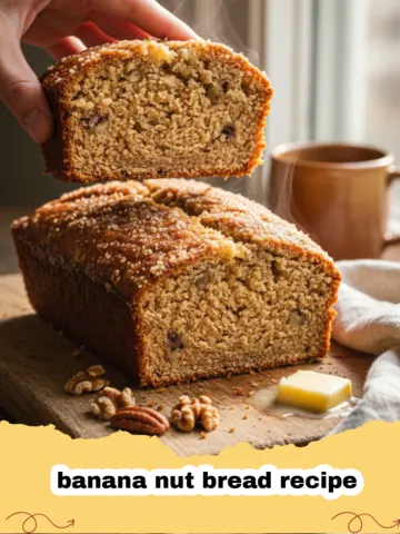 The Ultimate Moist and Crunchy Banana Nut Bread Recipe