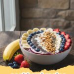 acai bowl recipe - A vibrant, creamy acai bowl topped with fresh berries, banana slices, and granola.