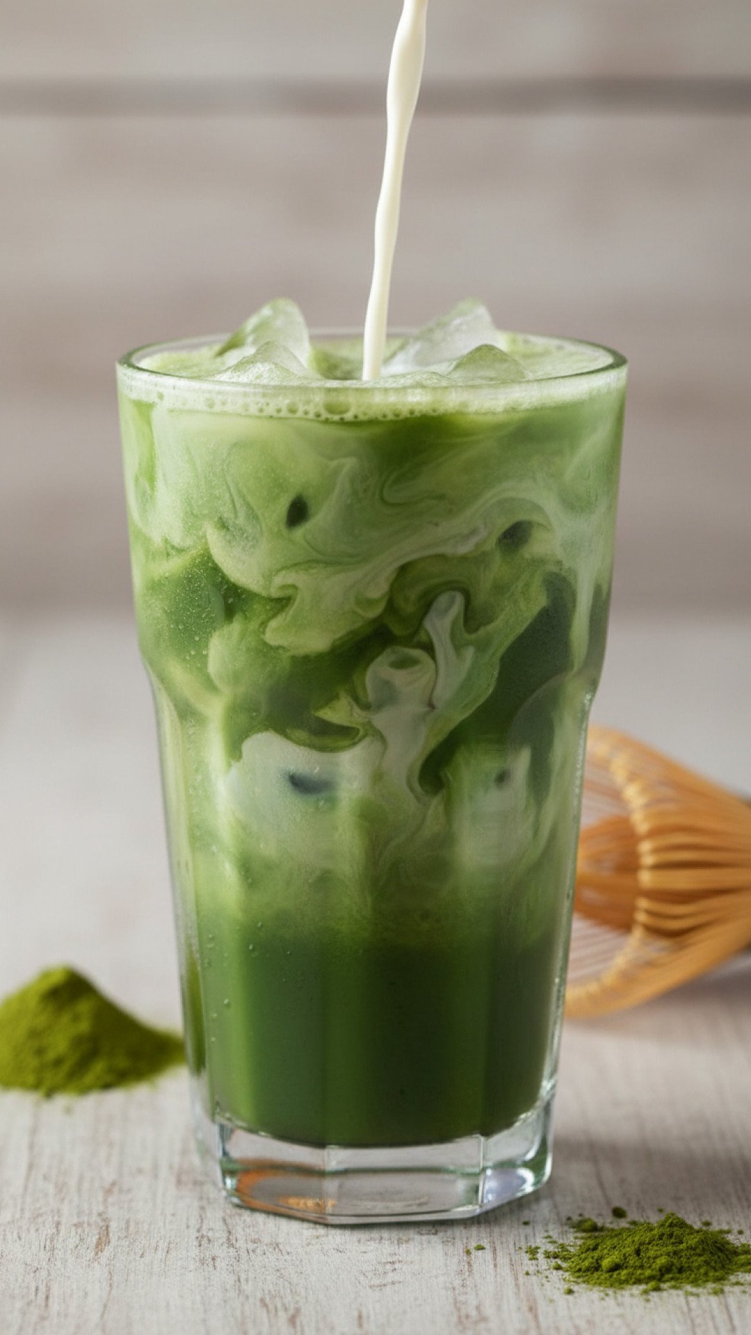 Perfect Hot Matcha Latte Preparation