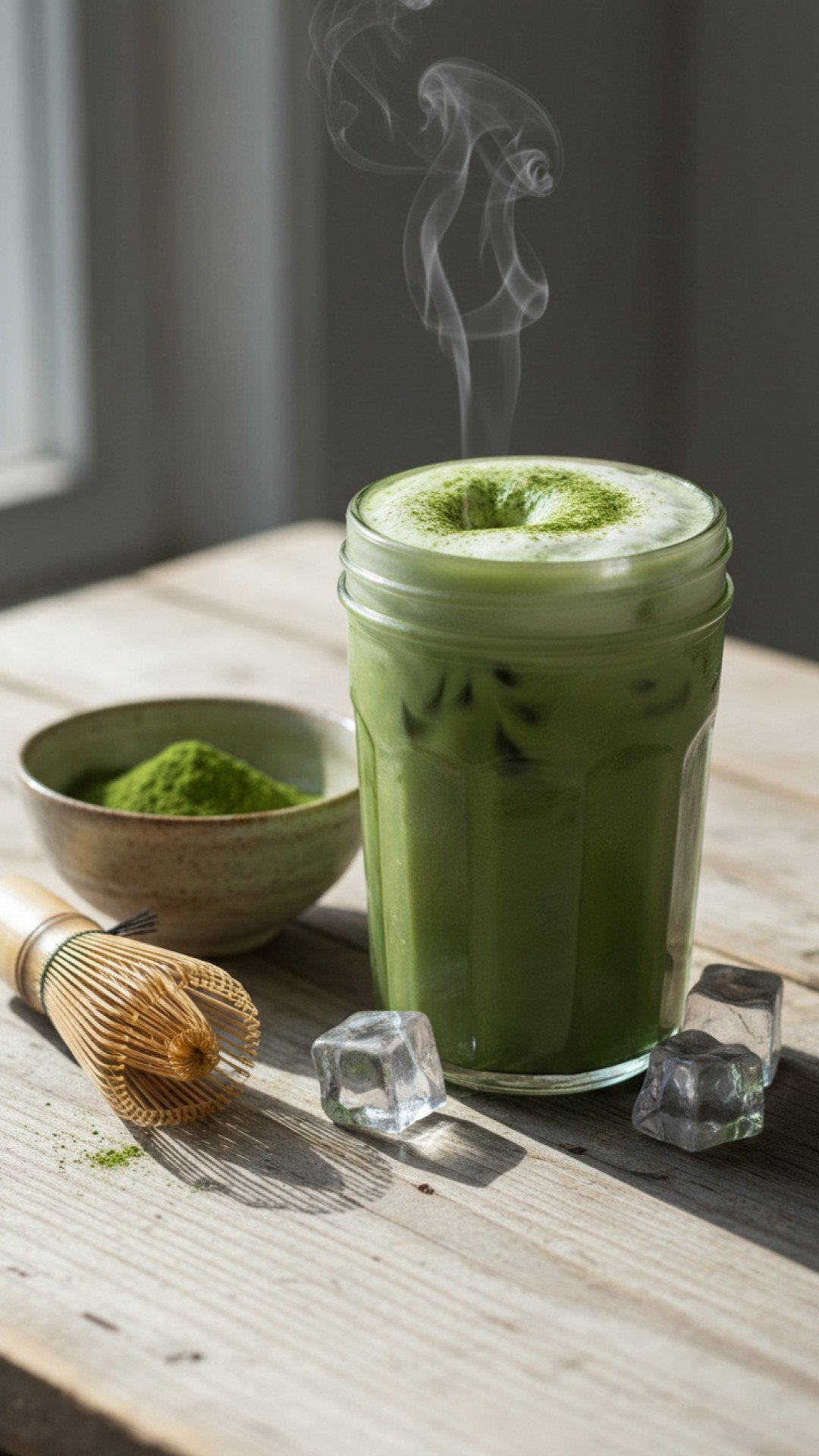 Perfect Iced Matcha Latte Preparation
