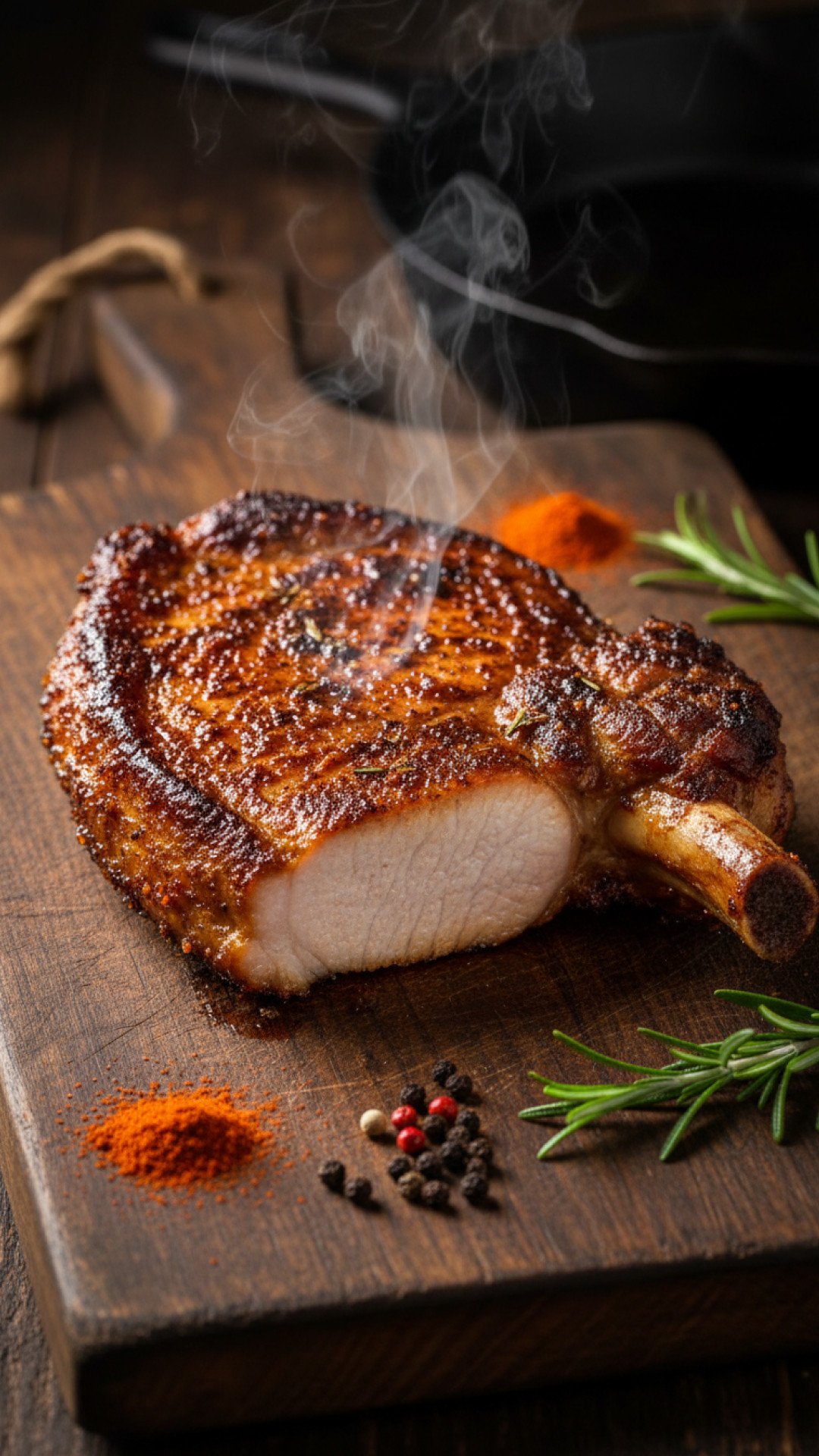 Perfect Pan-Seared Bone-In Pork Chops Preparation