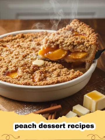 My Grandma's Secret Summer Peach Crumble: The Easiest Peach Dessert Recipe You'll Ever Make