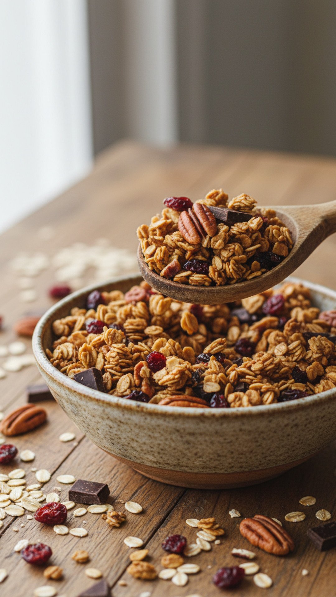 Perfectly Crunchy Homemade Granola Preparation