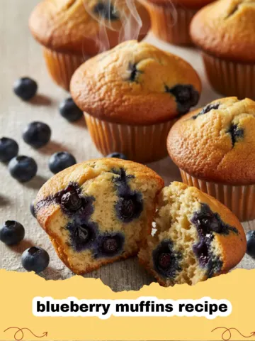 The Ultimate Fluffy Blueberry Muffins: A Taste of Homemade Comfort