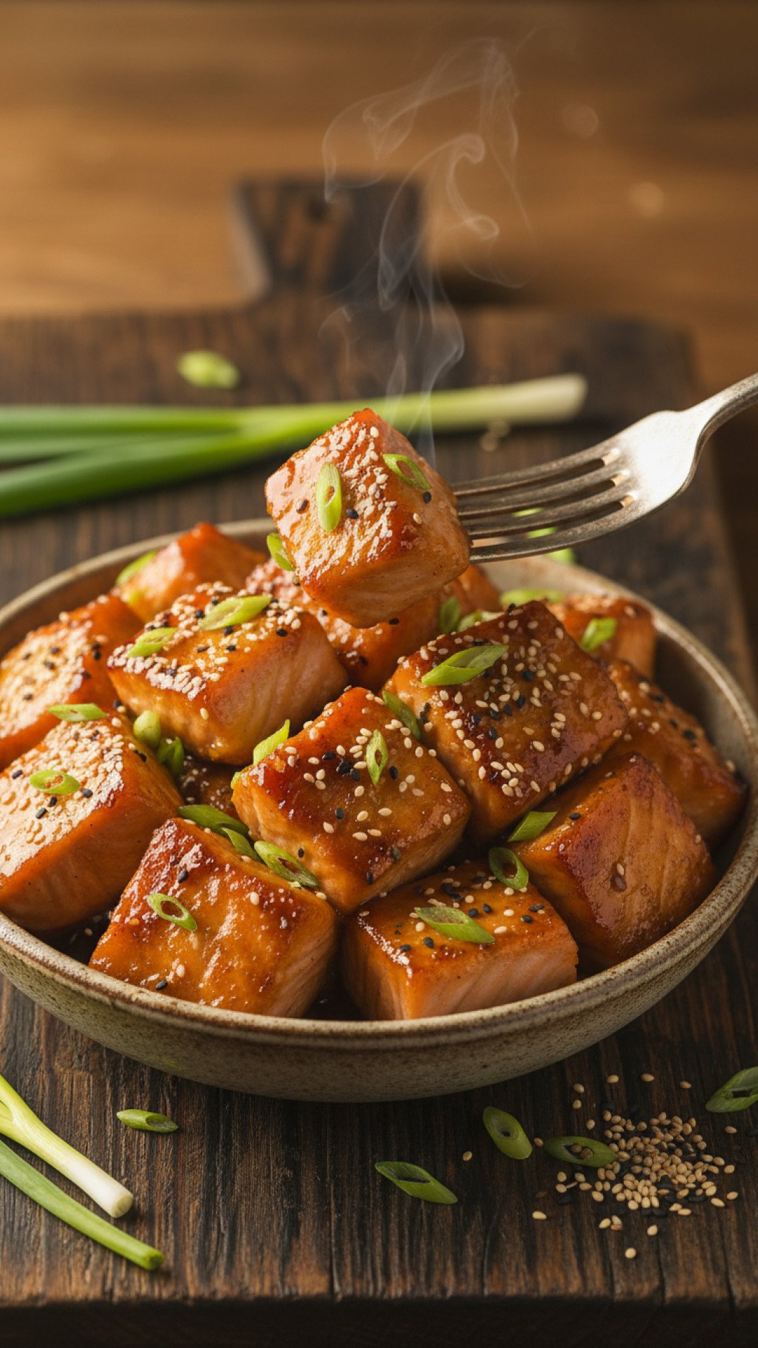 Quick & Flavorful Salmon Bites Preparation
