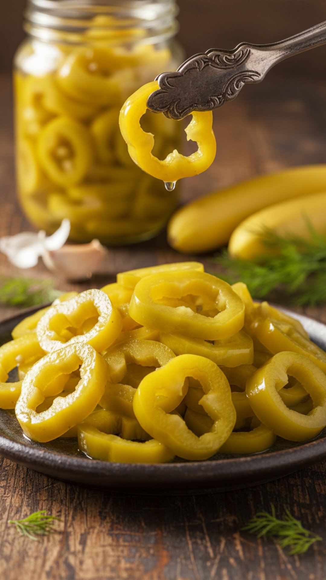 Quick & Zesty Pickled Banana Pepper Recipe Preparation