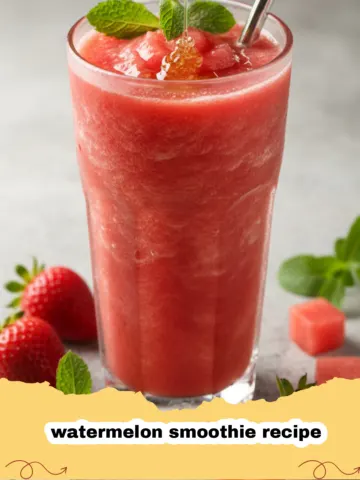 The Ultimate Refreshing Watermelon Smoothie: Your Go-To Summer Sip
