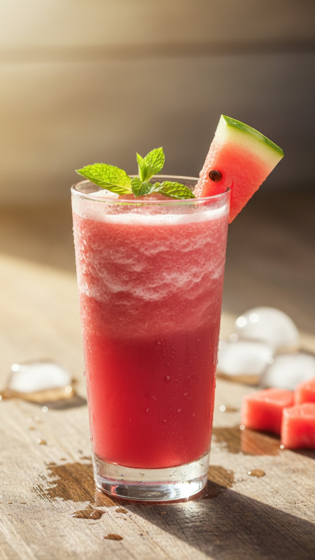 Refreshing Watermelon Smoothie Preparation