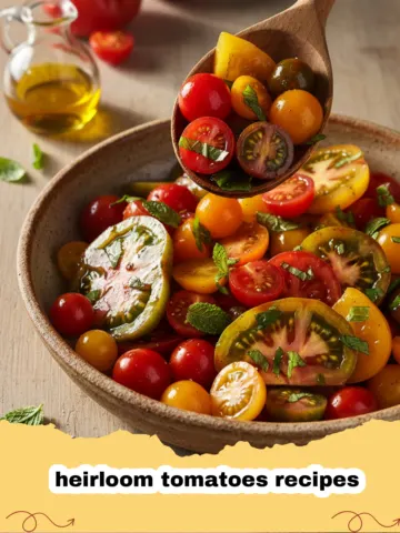 The Ultimate Roasted Heirloom Tomato and Basil Pasta