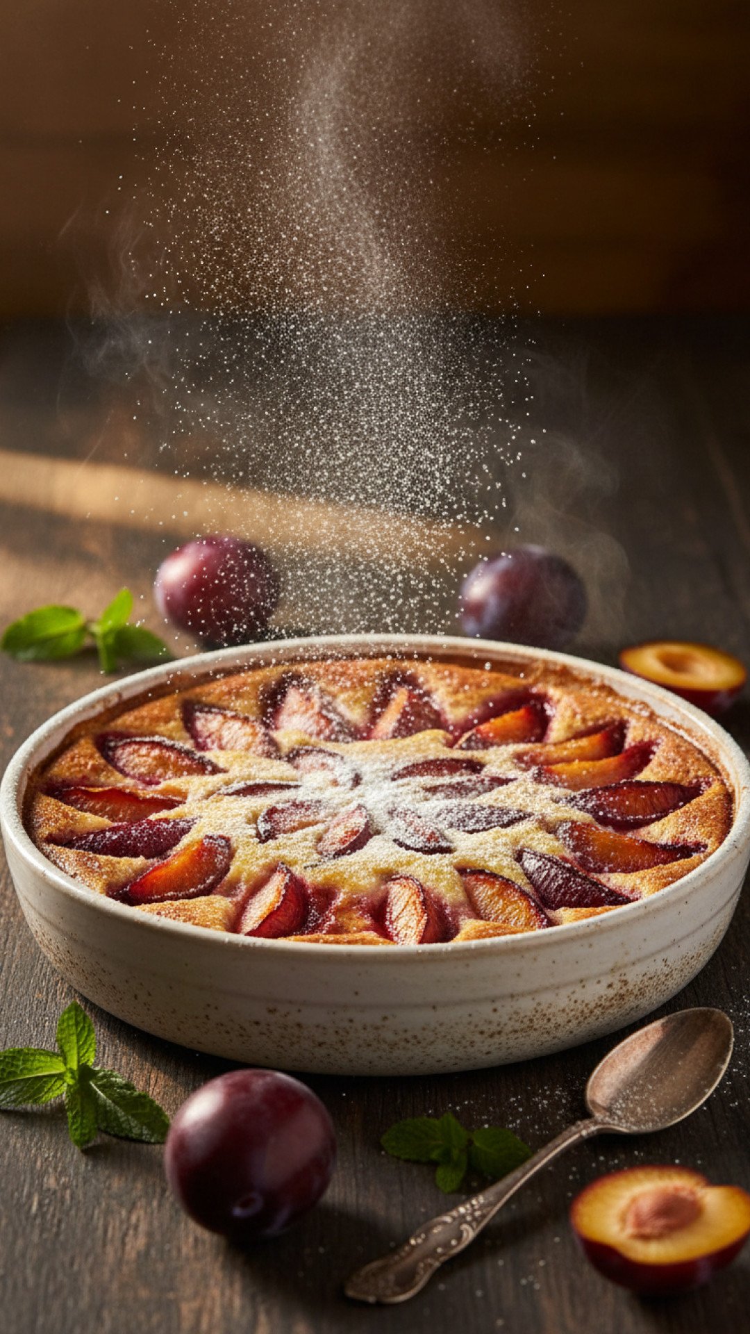 Rustic Summer Plum Galette Preparation
