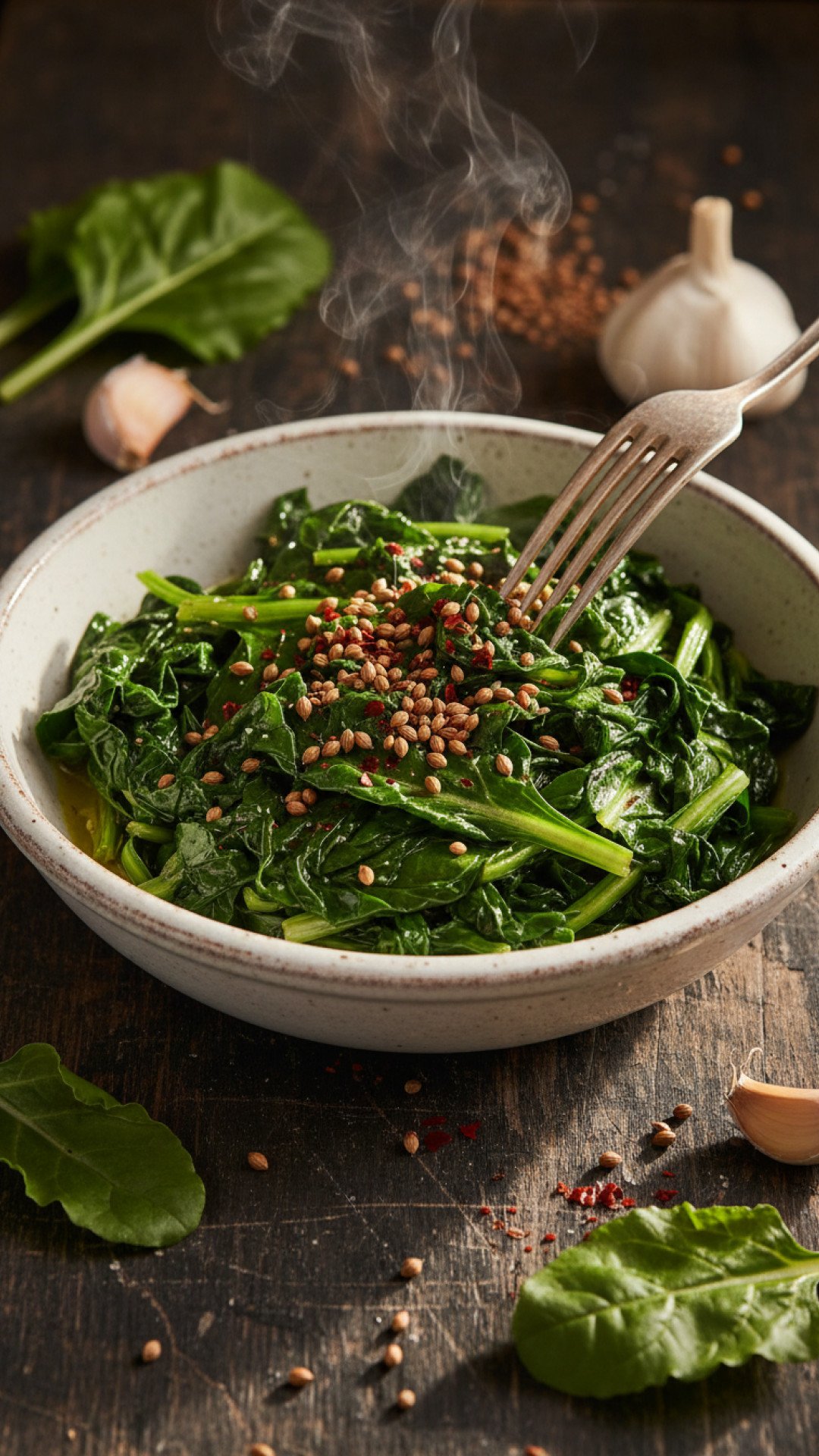 Savory Swiss Chard and Sausage Skillet Preparation