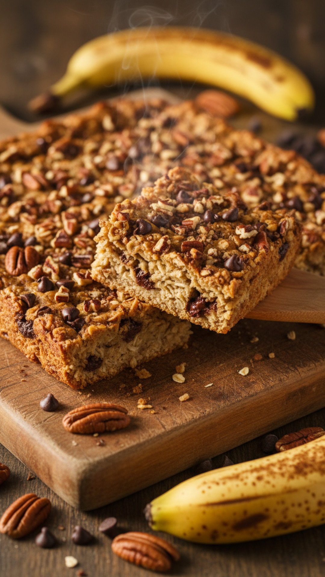 Spiced Overripe Banana Muffins with Crunchy Streusel Topping Preparation