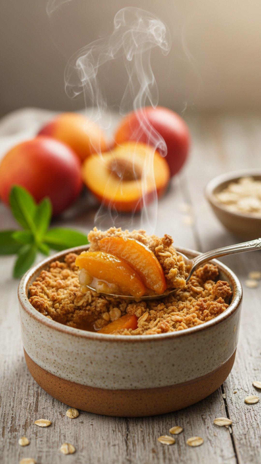 Spiced Summer Nectarine Galette Preparation