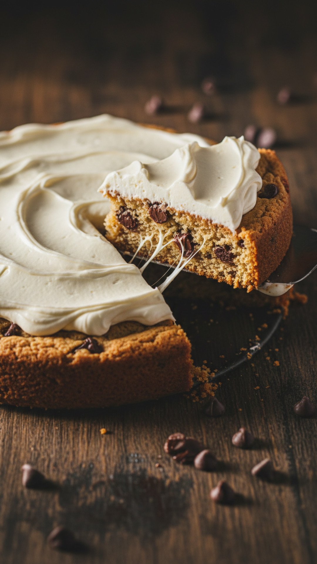 The Ultimate Chocolate Chip Cookie Cake Preparation