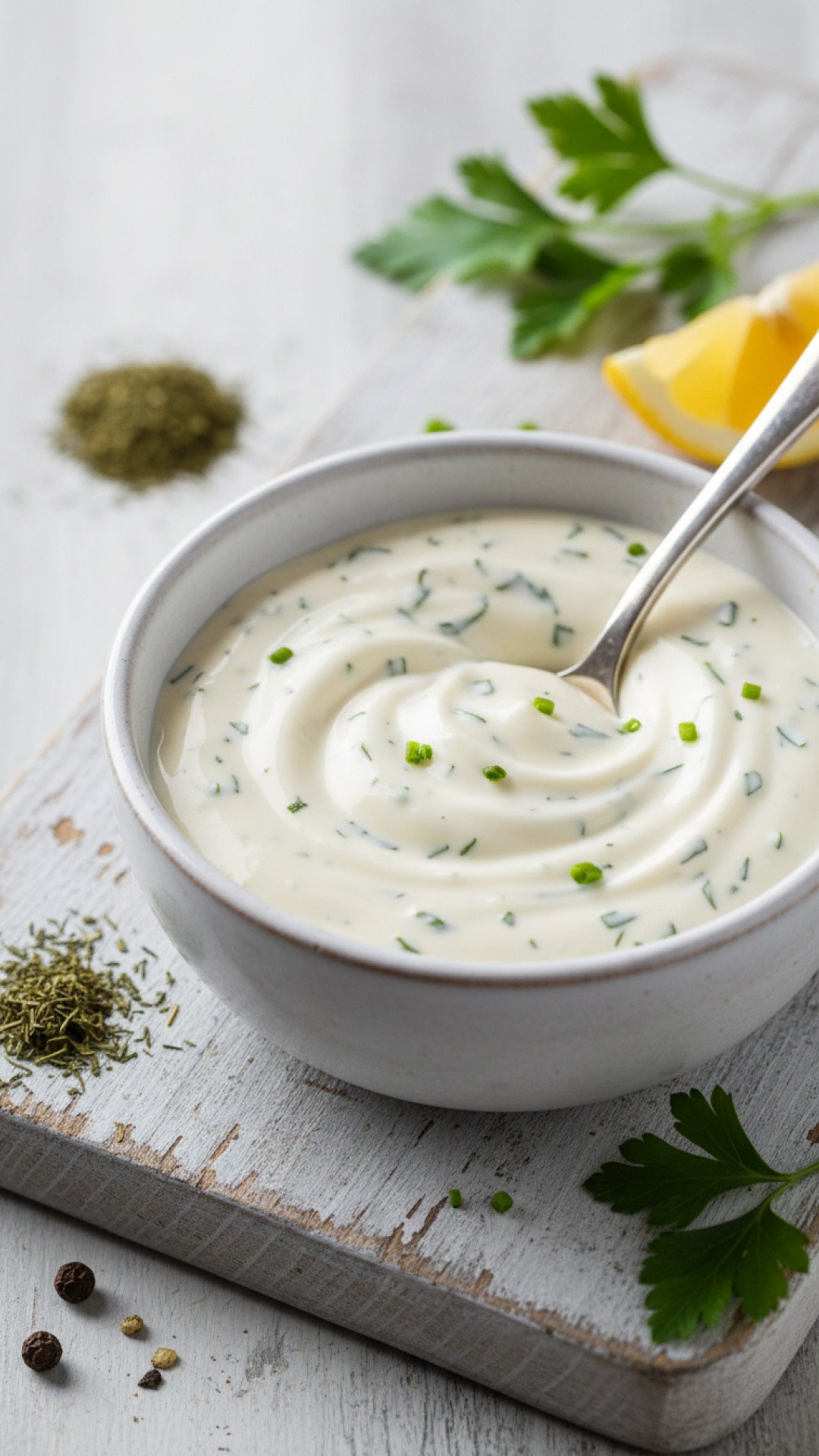 The Ultimate Creamy Homemade Ranch Dressing Preparation