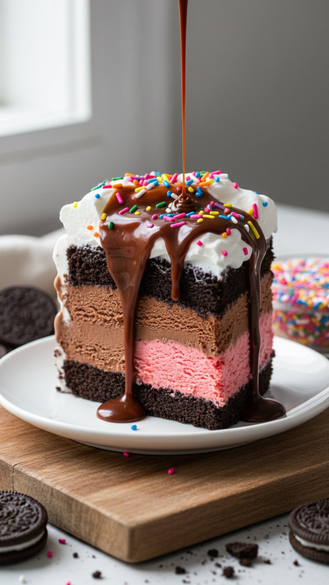 The Ultimate Homemade Ice Cream Cake Preparation