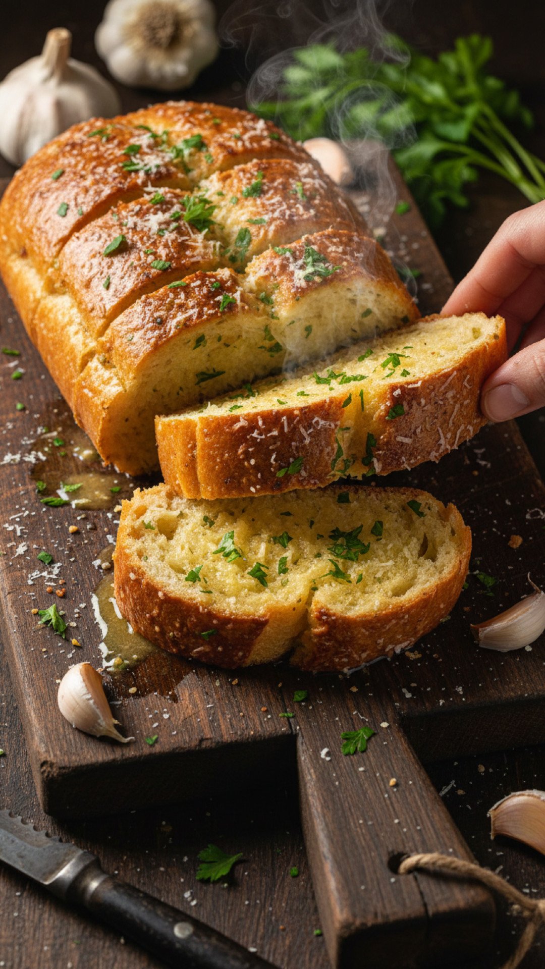 Ultimate Cheesy Garlic Bread Recipe Preparation