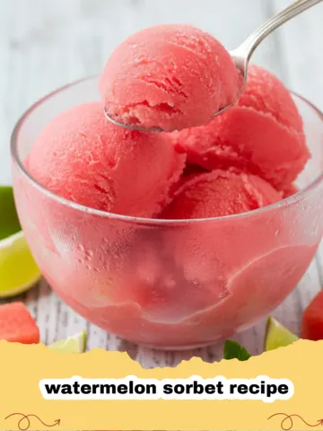 Beat the Heat with This Easy & Refreshing Watermelon Sorbet
