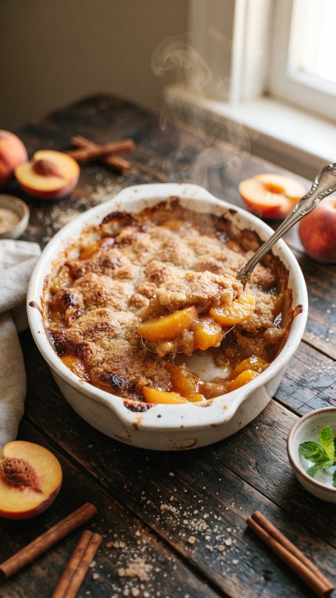 The Easiest Southern Peach Cobbler Preparation
