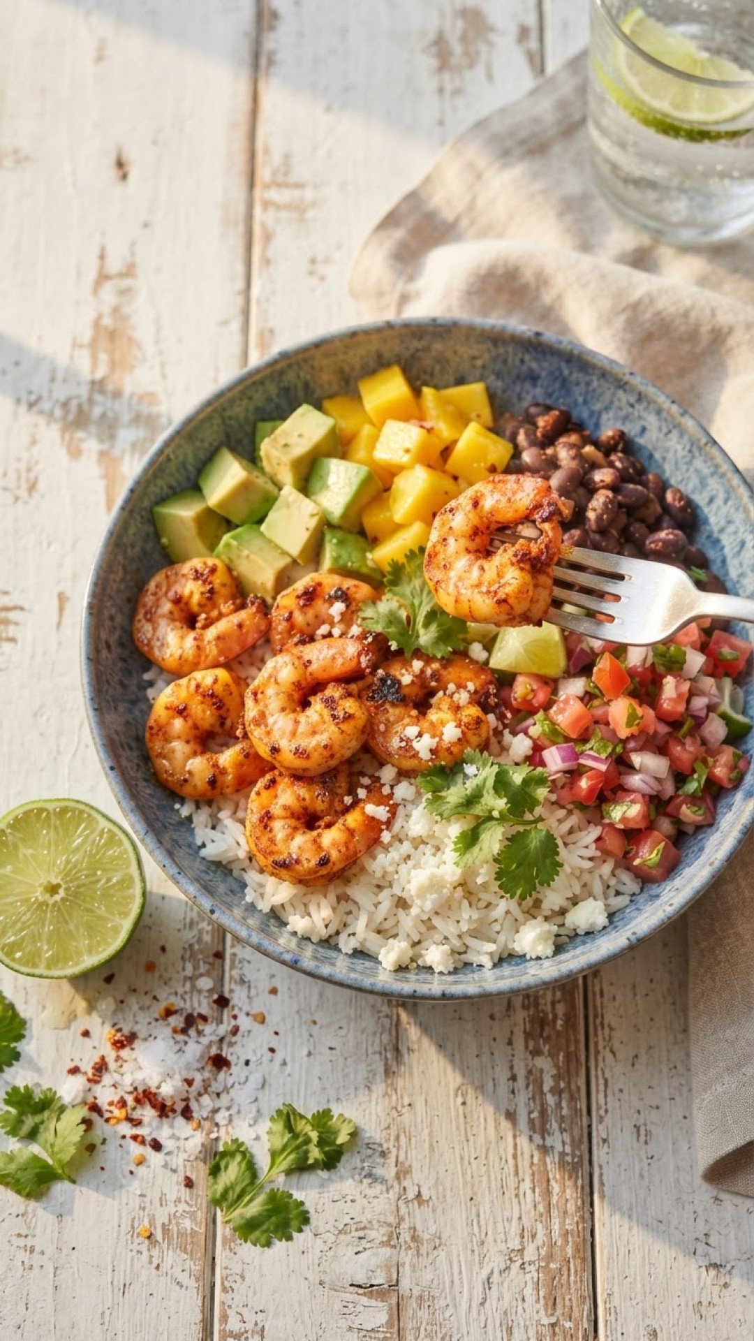 Zesty Garlic Herb Grilled Shrimp Skewers Preparation