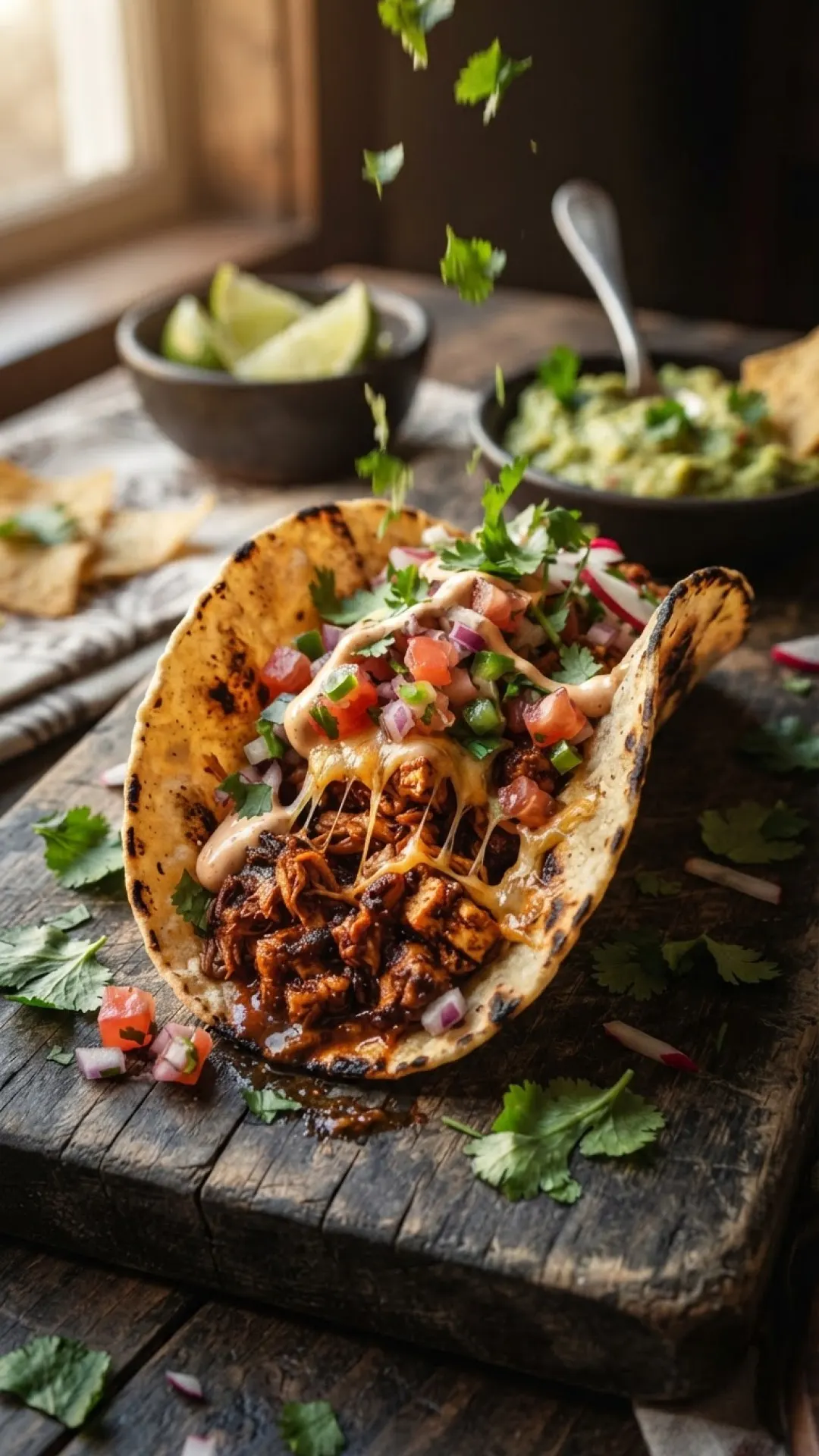 Baked Chipotle Tofu Tacos Preparation