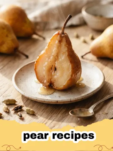 The Ultimate Warm Spiced Bourbon Pear Crisp