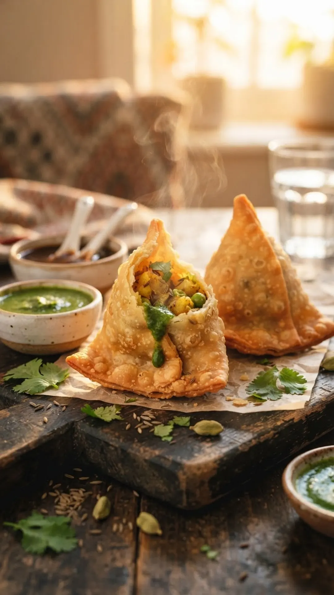 Classic Crispy Homemade Samosa Recipe Preparation
