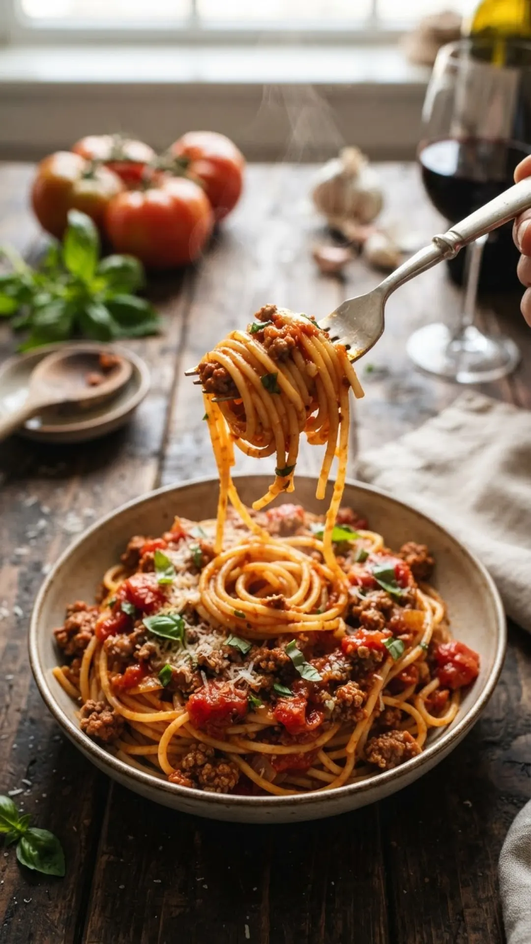 Classic Homemade Spaghetti Sauce Preparation