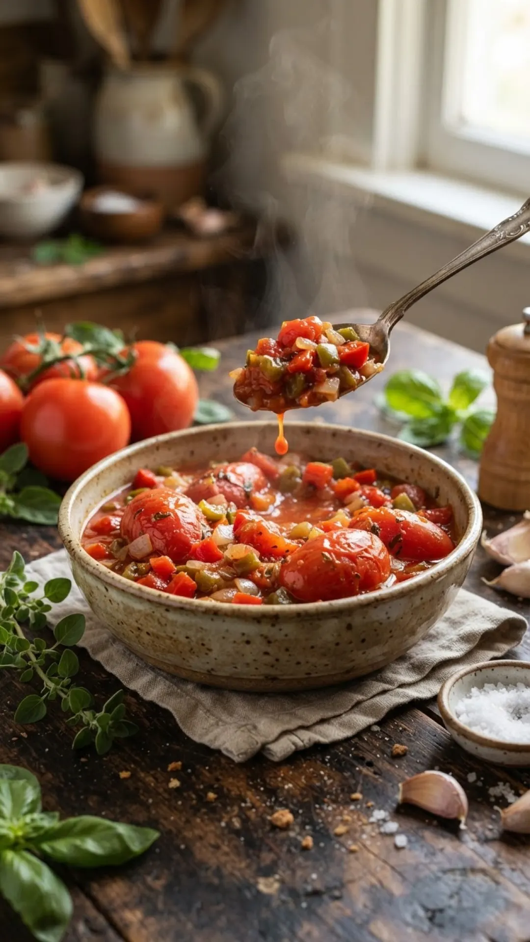 Classic Homemade Stewed Tomatoes Preparation